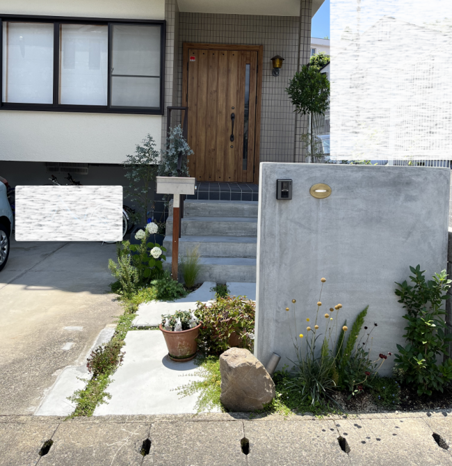 モルタル塗り門柱 ver.2