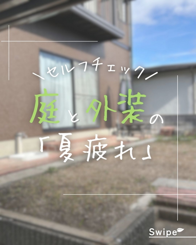 庭と外構の「夏疲れ」セルフチェック